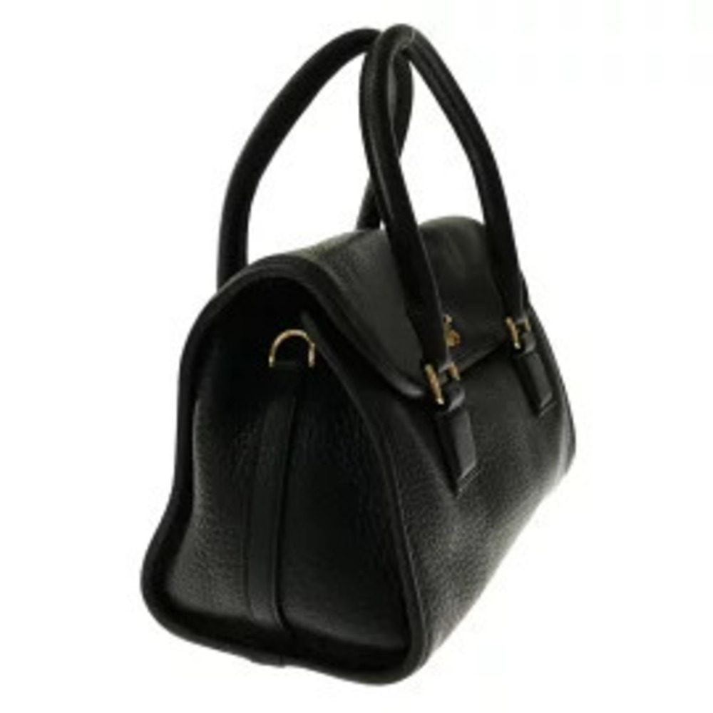 Loewe Alamo Handbag Black Leather
